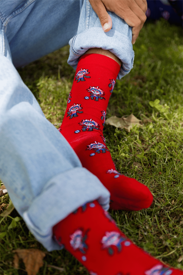 Chaussettes Atlético de Madrid « Indi » – Rouge - Chulé