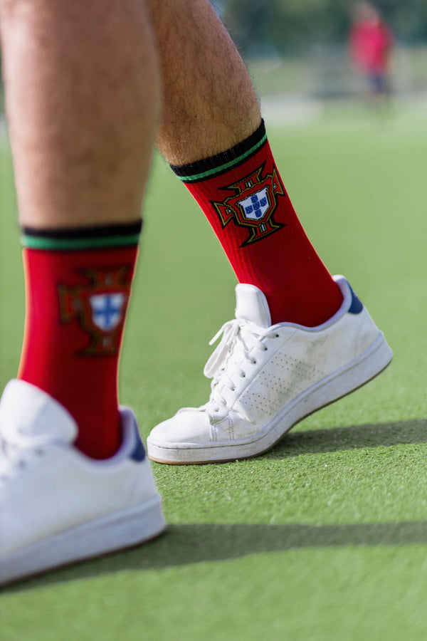 Chaussettes Portugal FPF « Blason » - Chulé