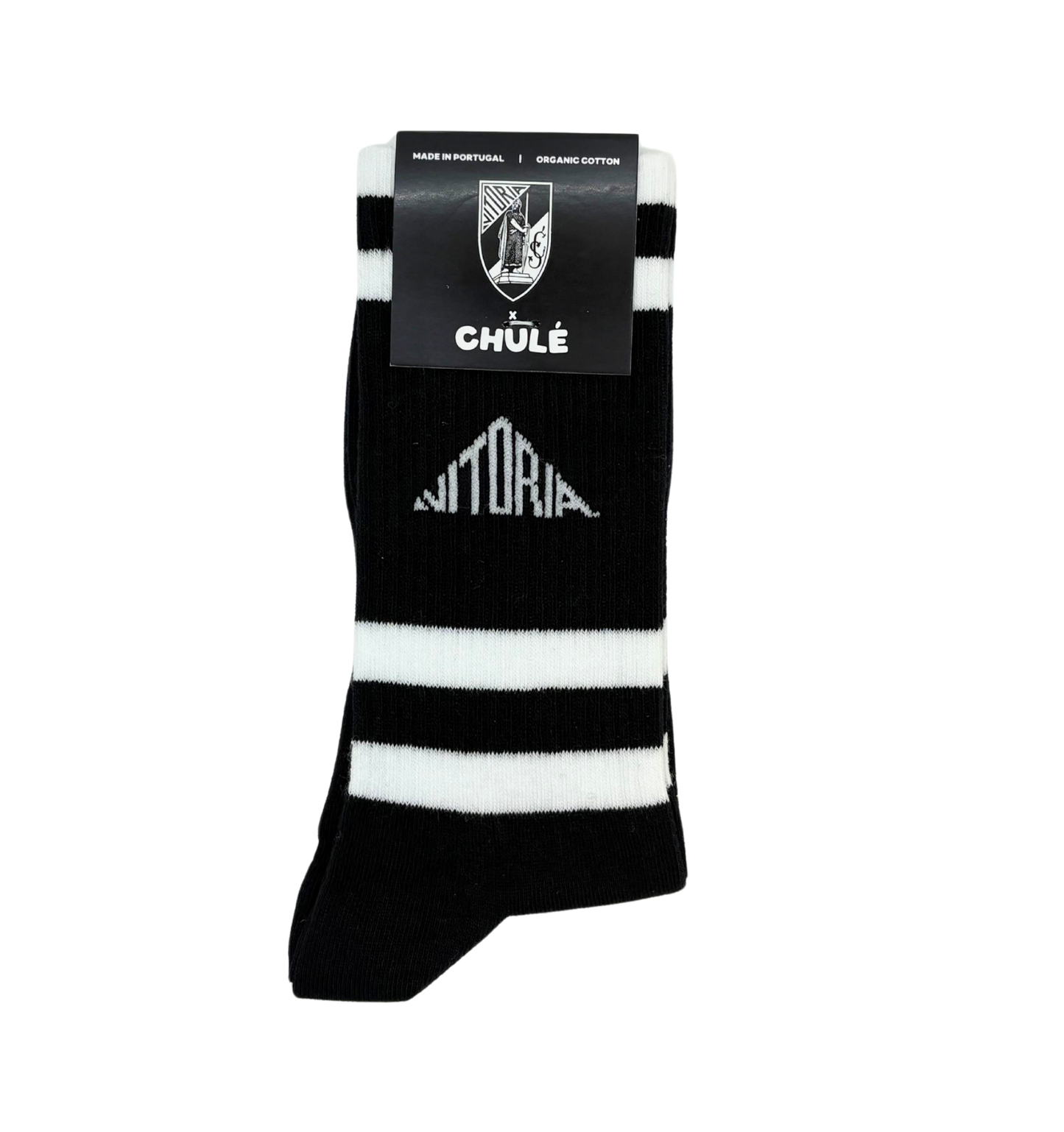 Chaussettes Vitória SC « Vintage Noir » - Chulé