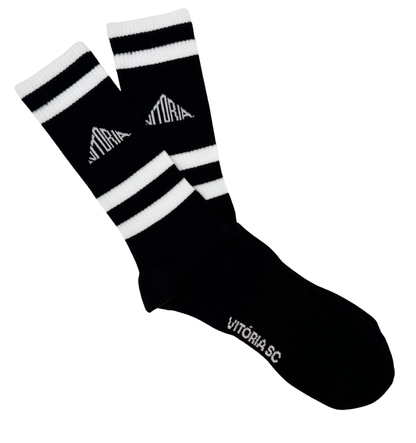 Chaussettes Vitória SC « Vintage Noir » - Chulé