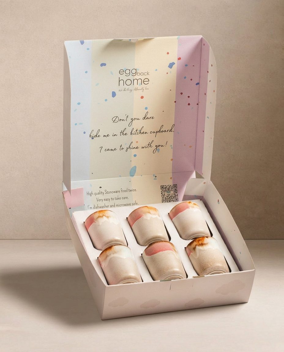 Melting Ice Cream Tasse 260 ml Coffret 6 pièces Collection cadeau