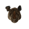 Michael the rhinoceros plush wall decor