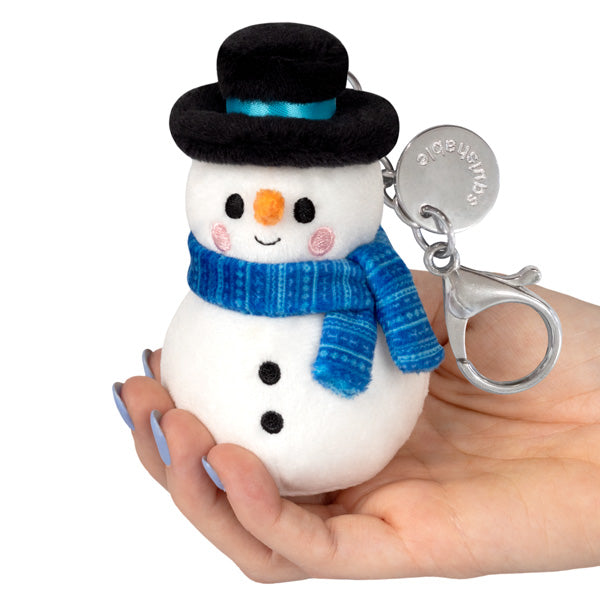 Peluche Micro Squishable – Bonhomme de Neige Mignon