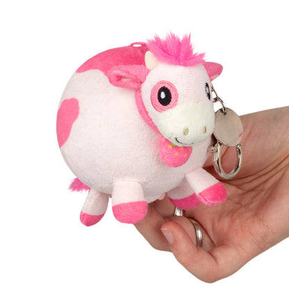 Peluche Micro Squishable – Vache Fraise