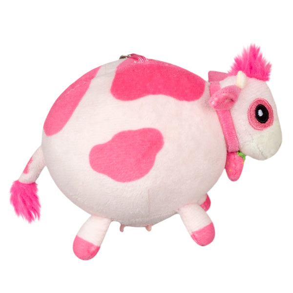 Peluche Micro Squishable – Vache Fraise
