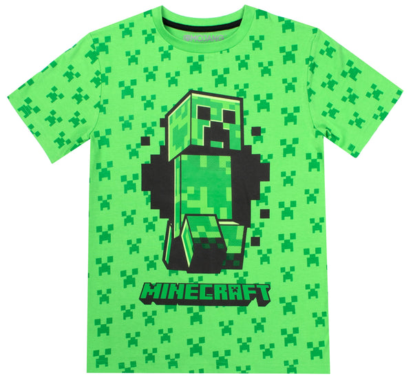 T-shirt Minecraft – Creeper T-shirt – vert