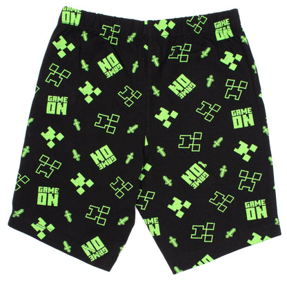 Minecraft Short Sleeve Pyjama Set - Green