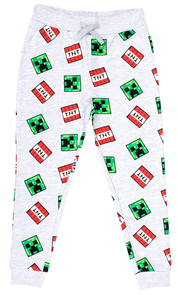Pantalon de jogging Minecraft – gris Pattern