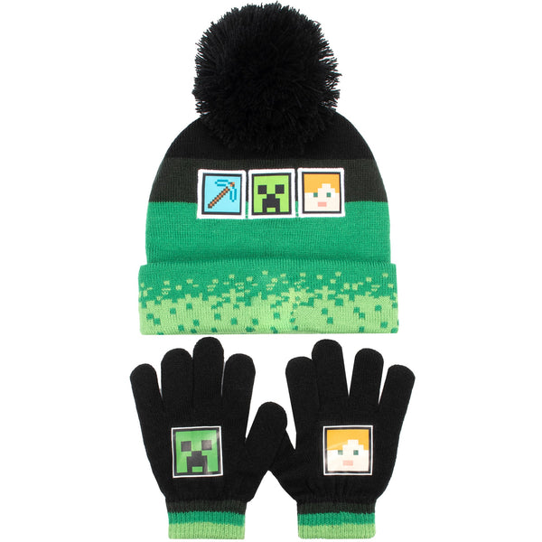 Ensemble bonnet et gants – Minecraft – Children's Set