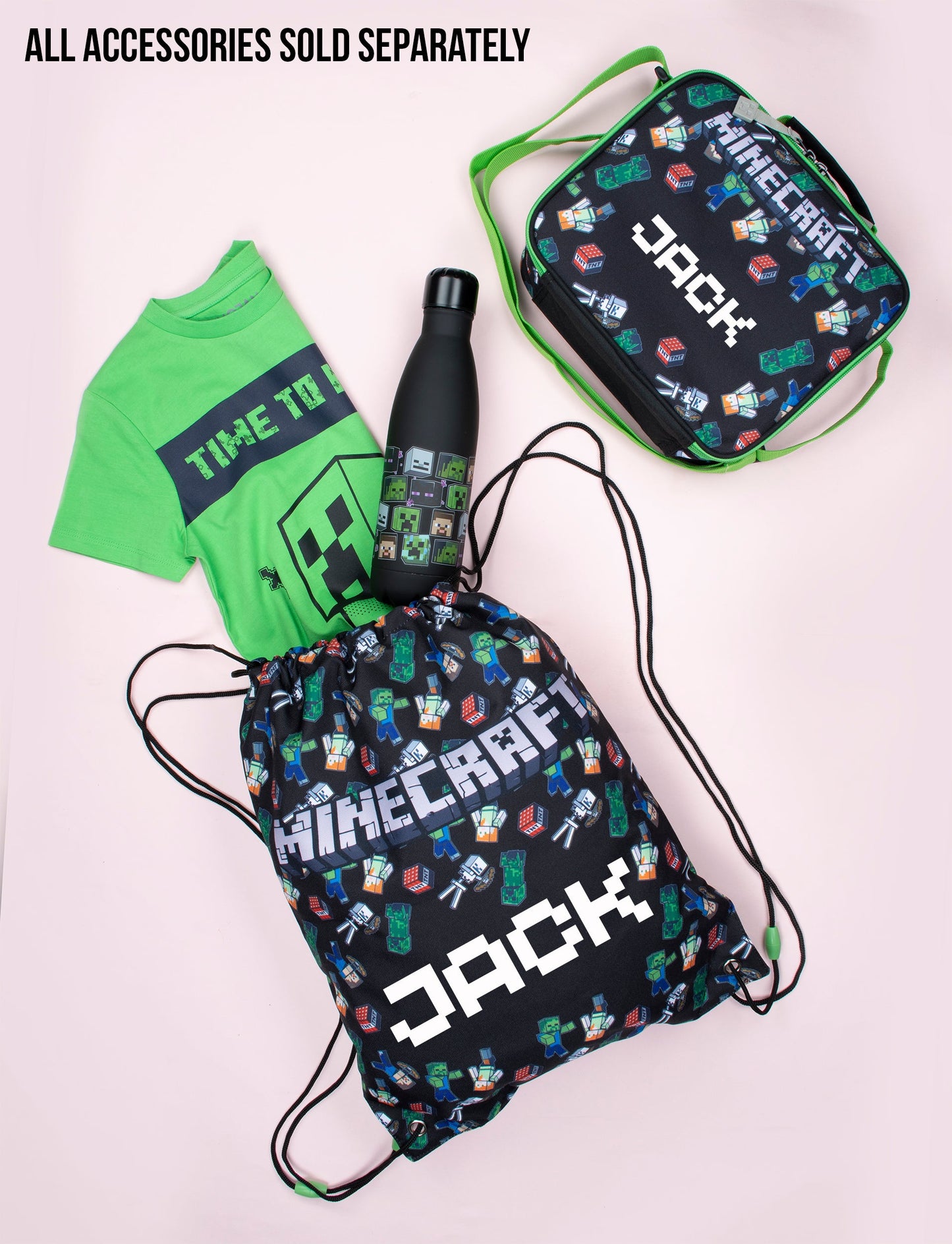 MINECRAFT Personalized Lunch Bag - Minecraft World