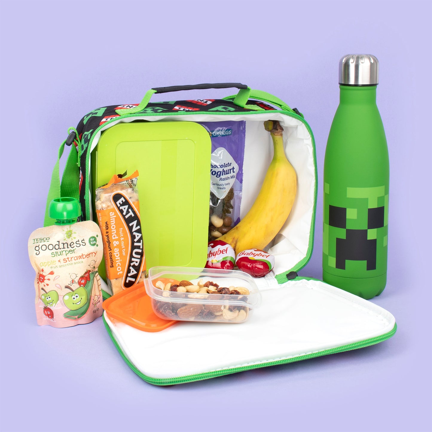 MINECRAFT Personalized Lunch Bag - TNT/Creeper