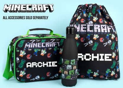 MINECRAFT Personalized Lunch Bag - Minecraft World