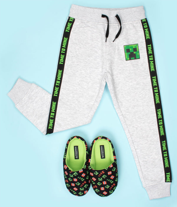 Pantalon de jogging Minecraft – gris