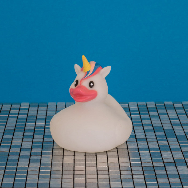 Bright unicorn duck