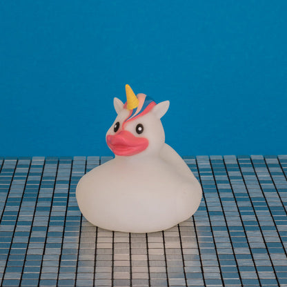 Bright unicorn duck