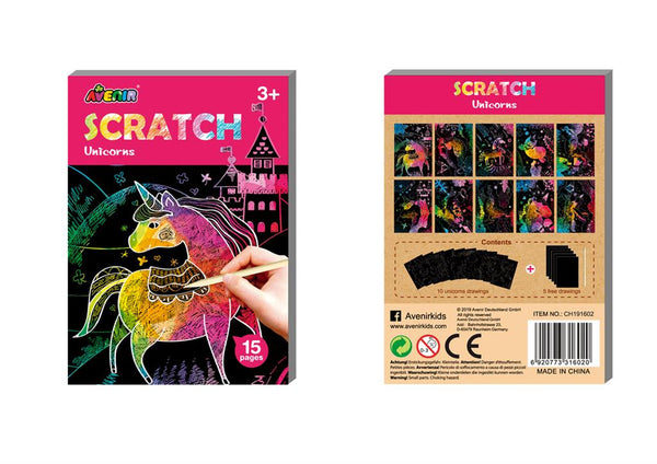 Mini Scratch Book - Licornes – vue produit 2
