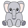 Peluche Mini Squishable – Bébé Éléphant