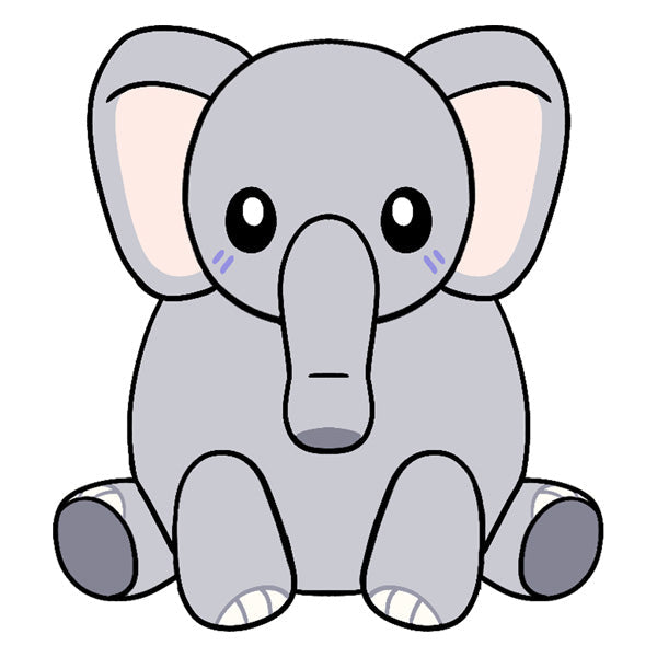 Peluche Mini Squishable – Bébé Éléphant