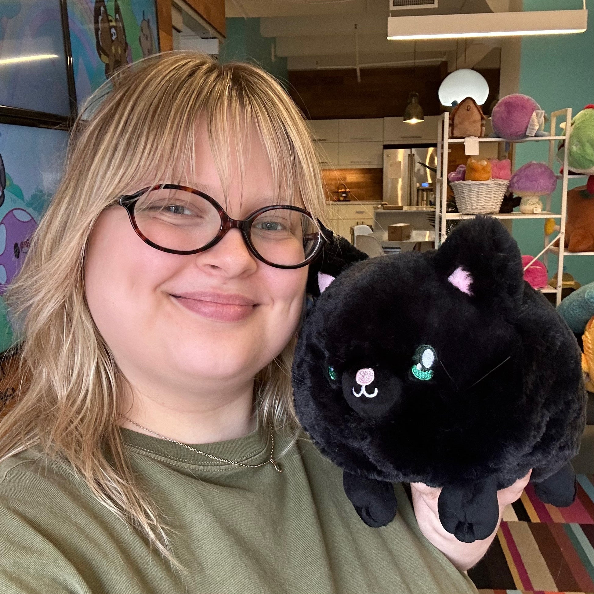 Peluche Mini Squishable – Chat Noir