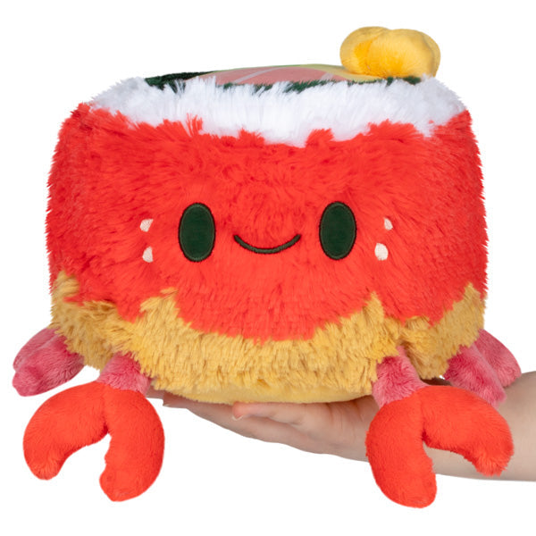 Peluche Mini Squishable – Crabe Rouleau