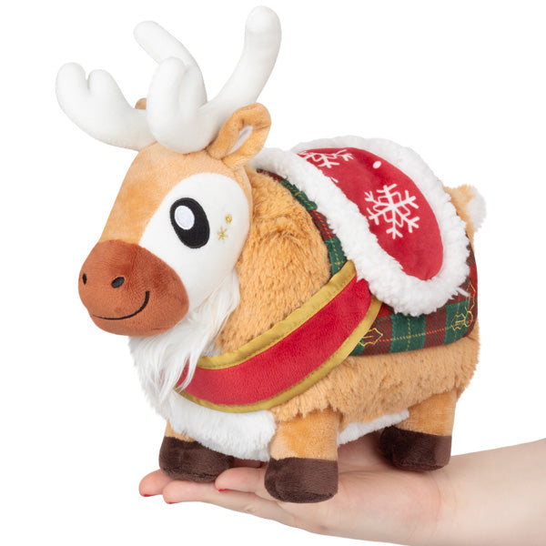 Peluche Mini Squishable – Renne de Noël