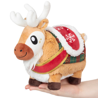 Peluche Mini Squishable – Renne de Noël