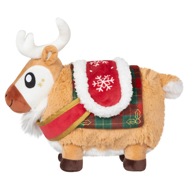 Peluche Mini Squishable – Renne de Noël