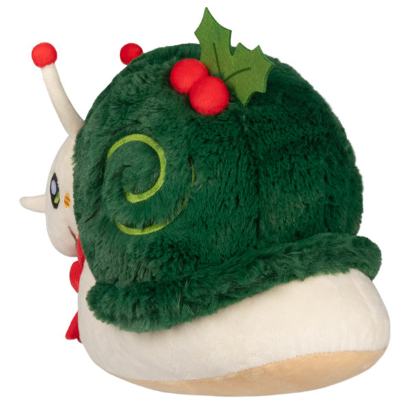 Peluche Mini Squishable – Escargot Festif