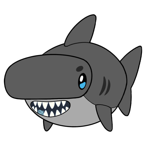 Peluche Mini Squishable – Hammerhead Requin