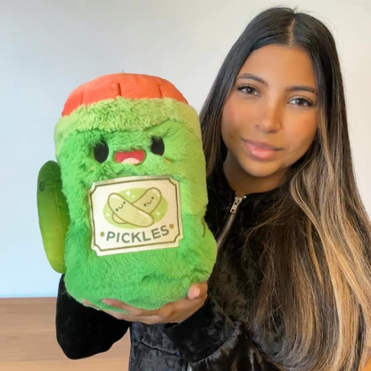Peluche Comfort Food – Bocal de Cornichons