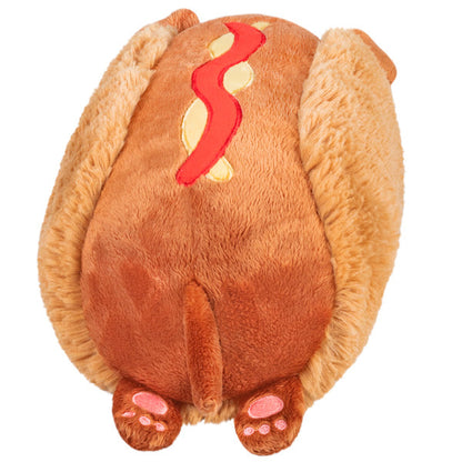 Peluche Mini Squishable – Teckel Hot-Dog