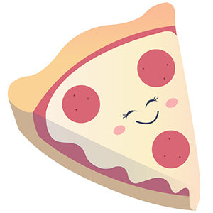 Peluche Mini Comfort Food – Part de Pizza