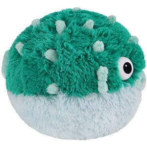 Peluche Mini Squishable – Poisson-Globe Turquoise