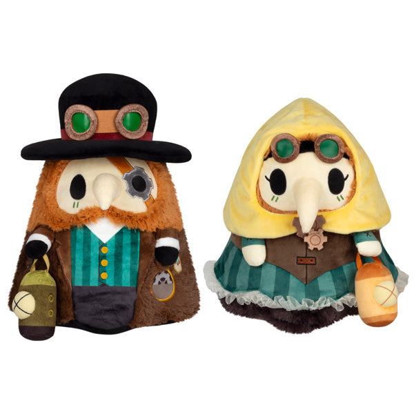 Duo Mini Squishable – Docteur et Infirmière de la Peste – Steampunk