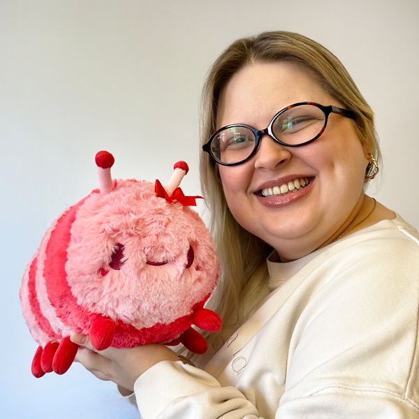 Peluche Mini Squishable – Mini Amoureux Chenille
