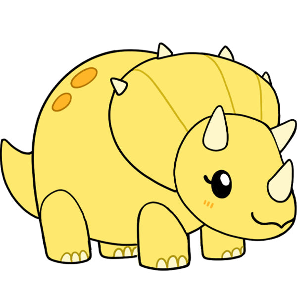 Peluche Mini Squishable – Tricératops