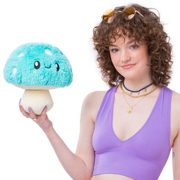 Peluche Mini Squishable – Champignon Turquoise
