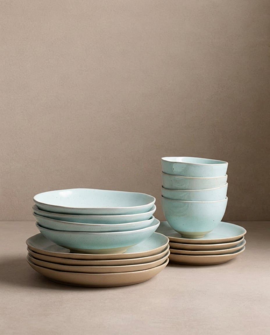 Service de table Minted en grès – 16 pièces