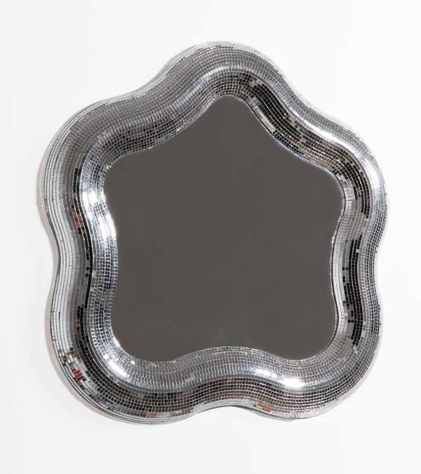 Disco flower mirror