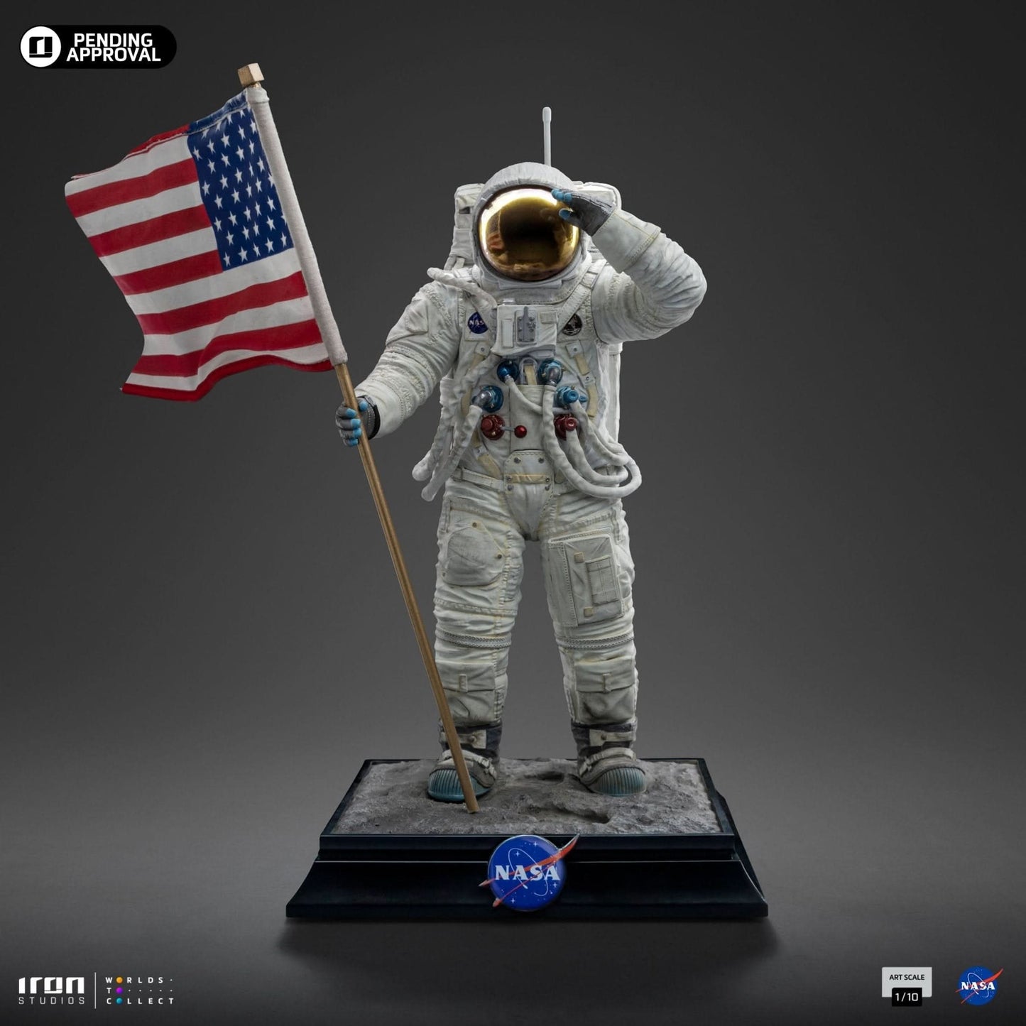 Apollo 11 Astronaut Statue - NASA - Art Scale 1/10 - Iron Studios