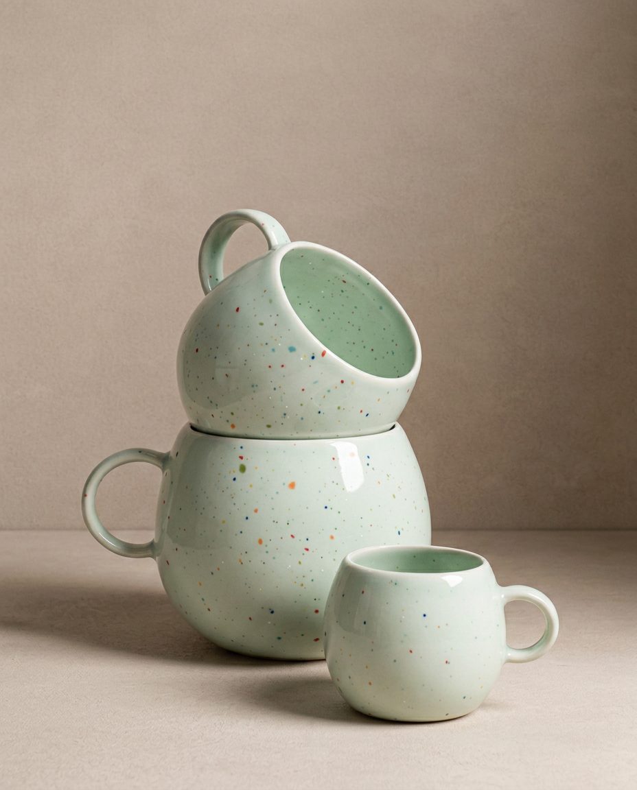 New Party Ball Mug 500ml Green