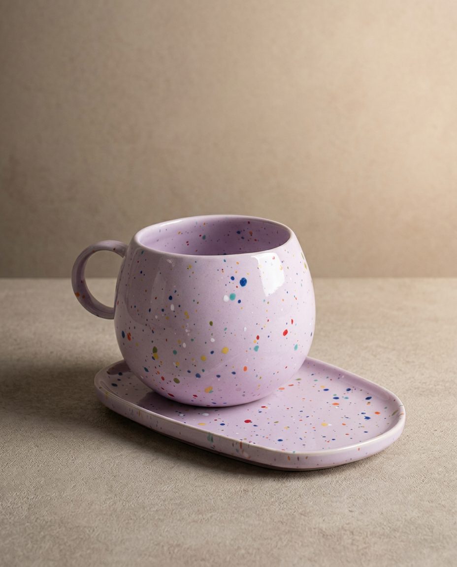 New Party Ball Mug 500ml Lilac
