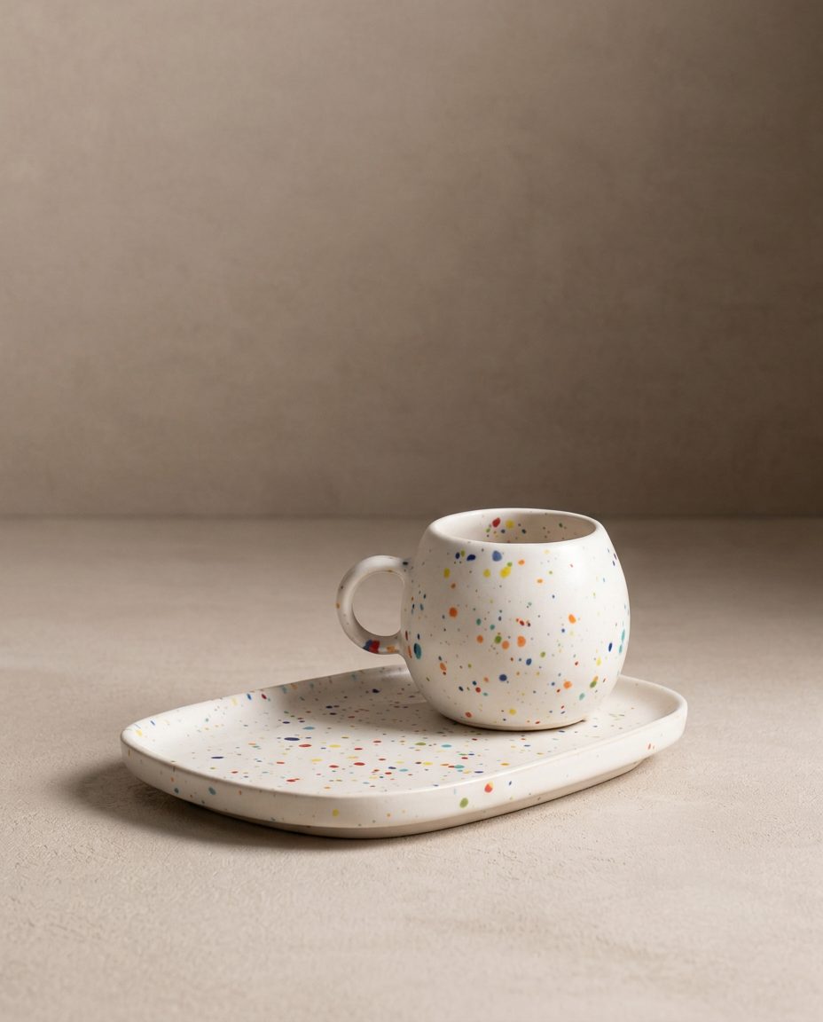 New Party Ball Mug 90ml White