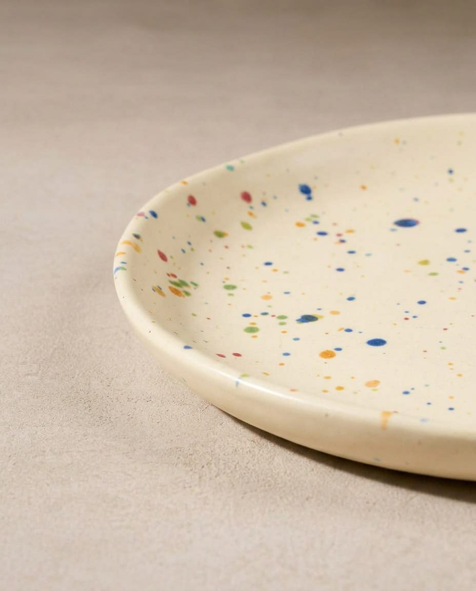 New Party Assiette à pain 17 cm - Mélange 6 Pièces