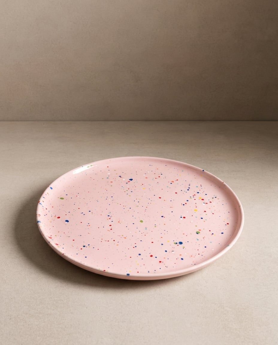New Party Dinner Plate 27cm Pink