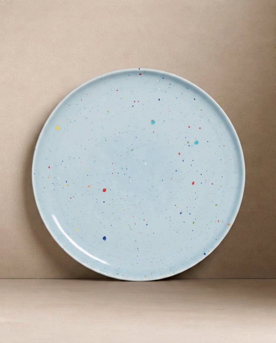 New Party Dinner Plate 27cm Soft Blue
