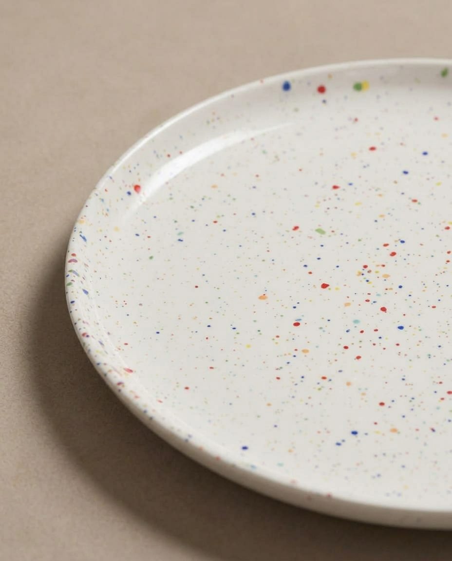 New Party Dinner Plate 27cm White