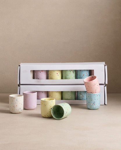 New Party Tasse à expresso /Egg Tasse - Mélange 6 pièces