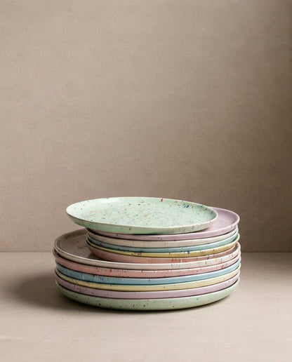 New Party Salad Plate 22cm - Mix 6 Pieces