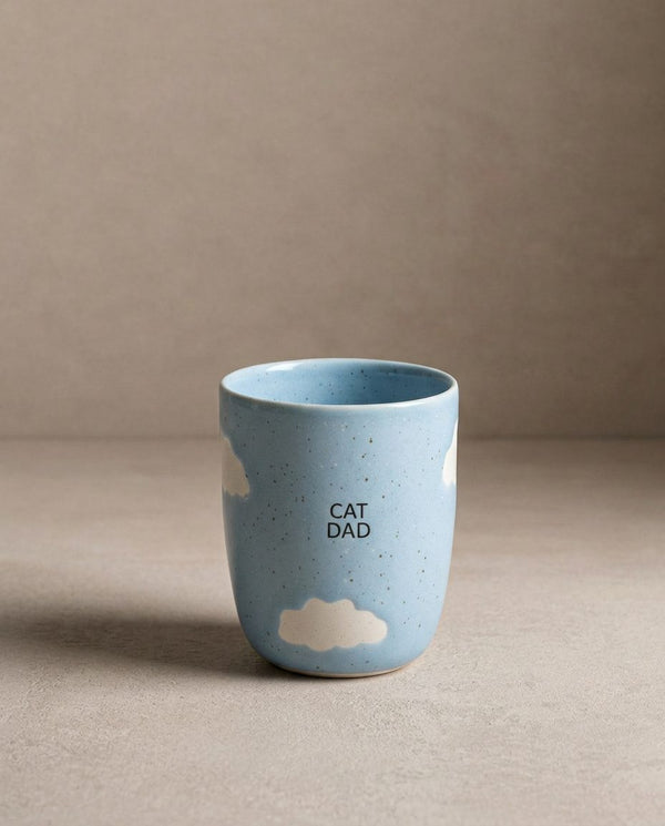 Cloud Medium Cup 220ml Cat Mom & Dad 2-Piece Set